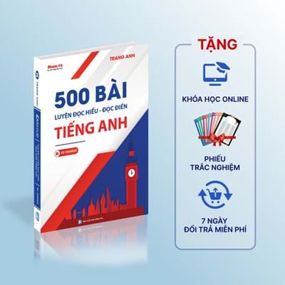 500 bài luyện đọc hiểu - đọc điền Tiếng Anh